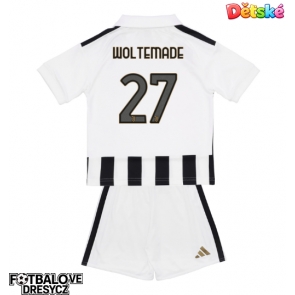 Juventus Nick Woltemade #27 Dětské Domácí dres komplet 2026-27 Krátký Rukáv (+ trenýrky)